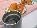 Freshly baked pastries from nearby.