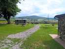 View down to the hut shepherds hut