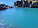Blue lagoon. on the coastal walk very close to the site