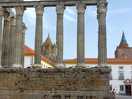 Evora historic city, roman temple.