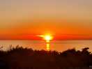 Gorgeous sunset from our pitch!