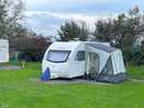 Caravan pitched