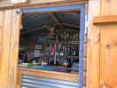 A well stocked bar