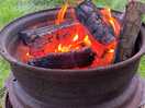 Fire pits all round camp