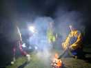 Cooking marshmallows listening to some tunes. kids loved it