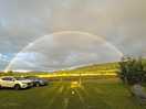 We were gifted with a beautiful rainbow