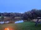 Watching the moon rise.