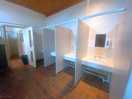 Sinks in toilet block