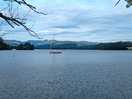 View from the lake 2 min walk.