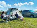 Summers evening at sun circle campsite