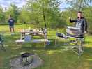 Really appreciated the picnic benches and secure firepit area, no worry about burnt grass