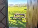 View from inside yurt