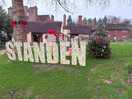 Standen house, a stones throw away.