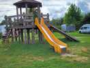 Play area nxet to tent pitch