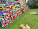 Wall outside the site where you can leave a momento of yourself!
