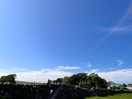 Small amount of clouds on a hot day.