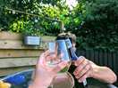 Drinks in the hottub