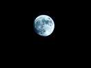 The moon from the van