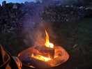 Hired fire pit