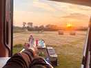 Great campsite - blissful evening in the sun