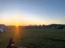 Sunset with the roaches in view