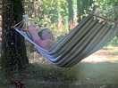 Hubby relaxing!