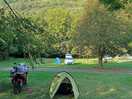 Small tent, big hill