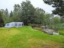 Tent pitch and pond