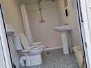 Decent size shower block, clean facilities