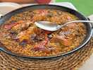 Paella amazing in on site restaurant, order in advance.