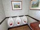 Men’s toilet urinals