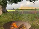 The view from the barn pitch.