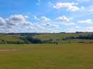 View from tent over the valley