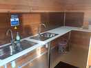 Pot wash area, indoors