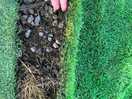 The concrete underneath the astroturf meaning we wouldn’t pitch.