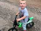 My boy loved exploring on his bike