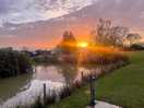Sunset.