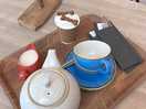 Tea in the cafe
