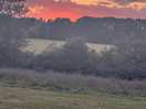 Beautiful sunset from our pitch