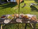 Our bbq when the sun came out.