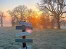 Frosty sunrise