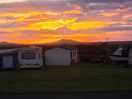 Evening view from trailer