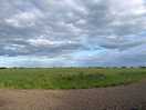 View over the fields