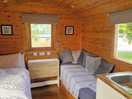Sheperds hut interior