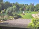 View from our caravan window. bottom lake.