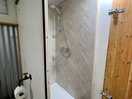 Shower room with a toilet