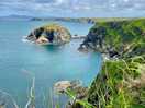 Cliff top walk back to porth clais