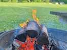 Evening campfire