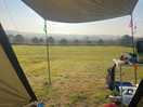 View from top of camping field