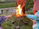 Marshmallows by the river